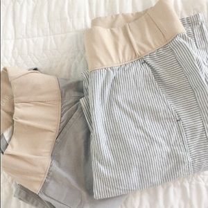 Gap Chino maternity pants bundle